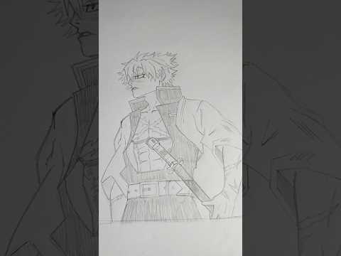 Sanemi - Demon slayer #demonslayer #anime #drawing #shorts