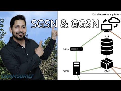 What are SGSN and GGSN in mobile networks?