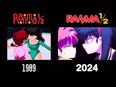 Ranma ½ Anime Episode 7: 1989 VS. 2024 side-by-side @eganimation442