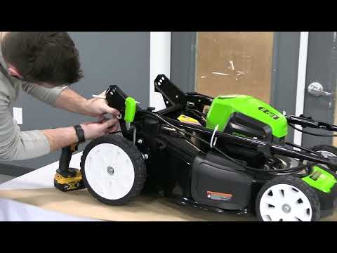 Greenworks / Kobalt 21" CheckMate™ Striping Kit Installation Video