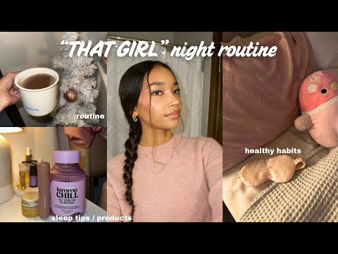 “that girl” night vlog ♡ | healthy habits, sleep routine, stretching etc *VLOGMAS DAY 5*