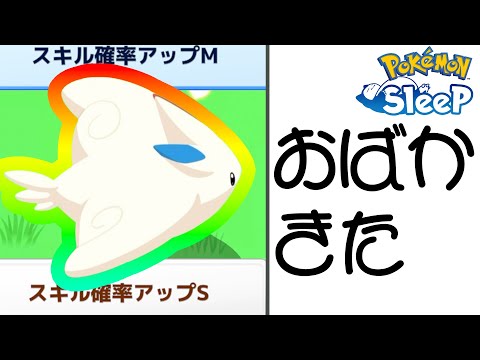 ゴールド旧発電所にいそうな色してない？そしてステータスばかじゃん…【ポケモンスリープ】