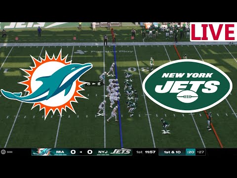 🔴 LIVE🔴Miami Dolphins vs New York Jets /NFL SEASON /NFL WEEK 18/ Madden NFL 25