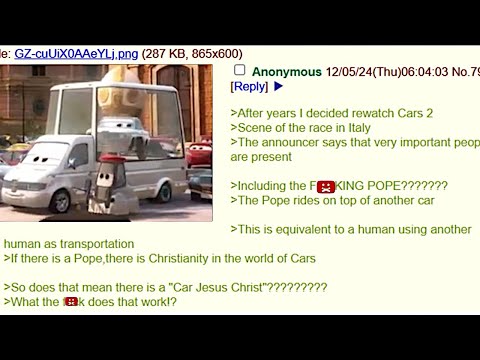 4chan Greentexts: Neckbeard Discovers Christianity in Cars 2