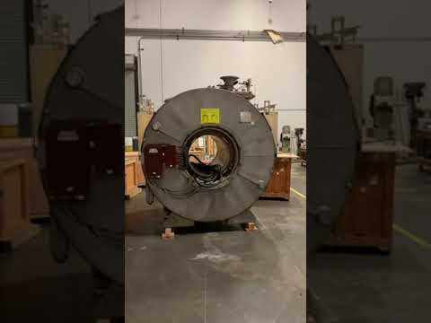 GE MRI Machine Without Cover in Mobile MRI Warehouse