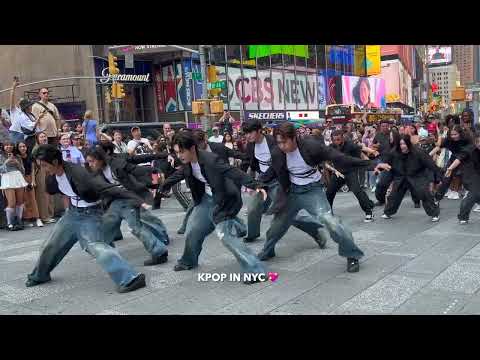 NEWBEAT x I LOVE DANCE: Standing Next to You dance cover TAKE 2 NY Times Square 뉴욕 타임스퀘어 2024.08.11