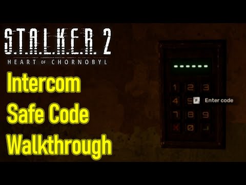 Stalker 2 intercom tower safe code puzzle guide, derelict stash walkthrough