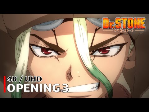 Dr. Stone - Opening 3 【Rakuen】 4K / UHD Creditless | CC