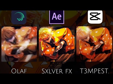 Alight Motion vs After Effects vs Capcut - Zenitsu edit - Remake @Retuurn @Sxlver  (read desc.)