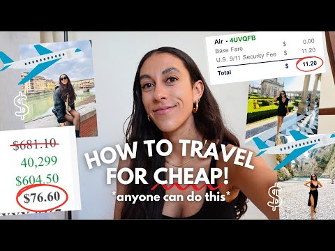 How To Travel For CHEAP | easy step-by-step guide to affordable, budget travel