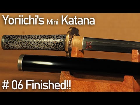 継国縁壱のミニチュア日輪刀を作ってみた。# 06 完成 / Making Yoriichi's Mini Katana from [Demon Slayer] # 06 Finished