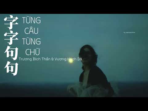 [Vietsub] Từng câu từng chữ - Trương Bích Thần & Vương Hách Dã  (live) | 字字句句 - 张碧晨&王赫野