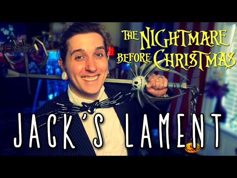 My first time trying to sing || Jack's Lament from Tim Burton's The Nightmare Before Christmas