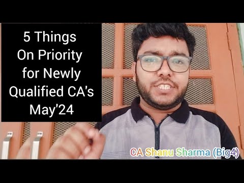 Must watch for May'24 CA Qualified| CA Results May 2024 | 5 points on priority| CA Shanu Sharma