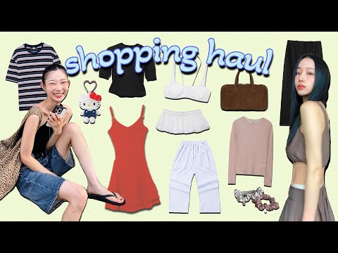 여름과 가을 사이 시즌오프&레이어드템 haul ⩋∘☘︎ 🛒🌟💸🍃🍈