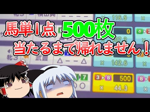 【メダルゲーム】【チャンネル登録者500人記念】馬単1点500枚当たるまで帰れません！（G1ワールドクラシックライジング）