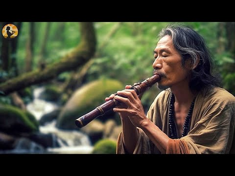 Tibetan Flute Healing & Rain Sound: Relieve Stress, Anxiety, Music Therapy, Meditation, Purify Mind