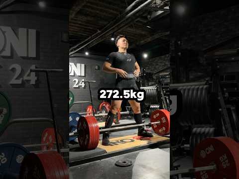 デッドリフト 272.5 kg PR #パワーリフティング #筋トレ #デッドリフト #トレーニング #shorts