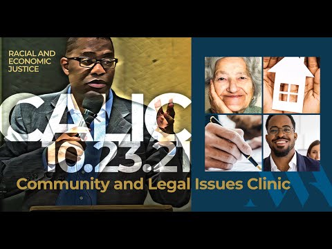 Community and Legal Issues Clinic (CALIC) Oct 23, 2021