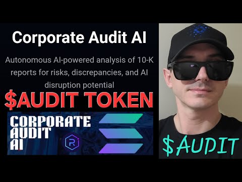 $AUDIT - CORPORATE AUDIT AI TOKEN CRYPTO COIN HOW TO BUY SOLANA SOL RAYDIUM SEC AUDITS AGENT JUPITER