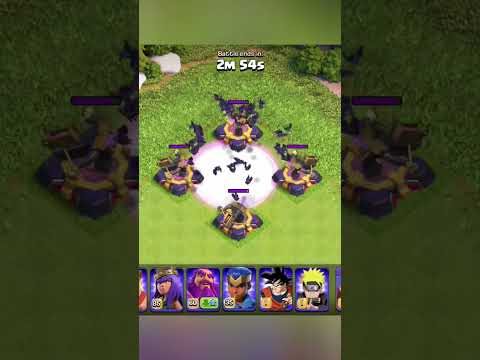 Clash of clans | bat spell vs Xbow #clashofclans #coc #reels #games #gaming #shorts