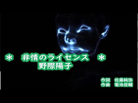 野際陽子　非情のライセンス　カラオケ　＜歌詞入り＞