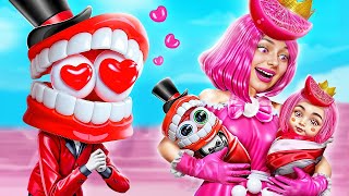 CAINE and CANDY PRINCESS GET MARRIED?! How to become Сandy Princess! The Amazing Digital Circus!