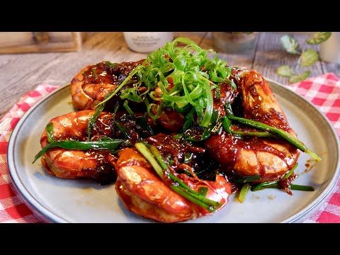 Zero Skills Needed! Shallot & Spring Onion Shrimp 鲜香双葱虾 Chinese Prawn Stir Fry Recipe | Shellfish