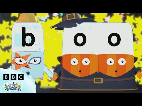 🎃 Boo! - Spelling Halloween Special Episode 👻 | Learn to Spell | @officialalphablocks