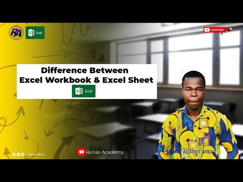 Difference between Excel Workbook and Excel Sheet!