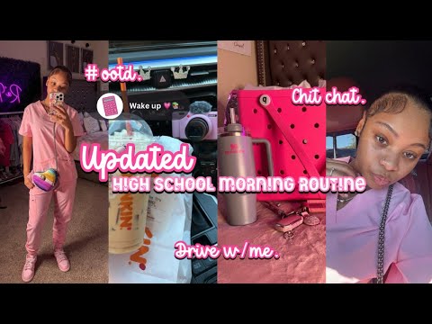 VLOGTOBER 1👻: Updated high school morning routine | dunkin, grwm, chit-chat || Ra’Mariah Alexia