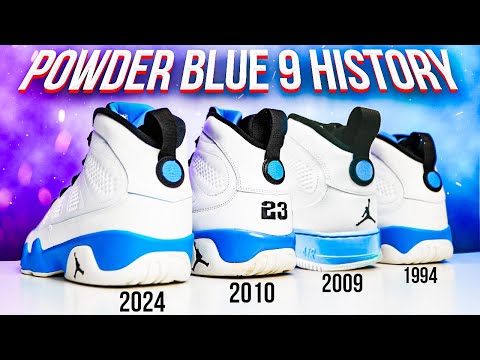 Air Jordan 9 Powder Blue Collection Review / History