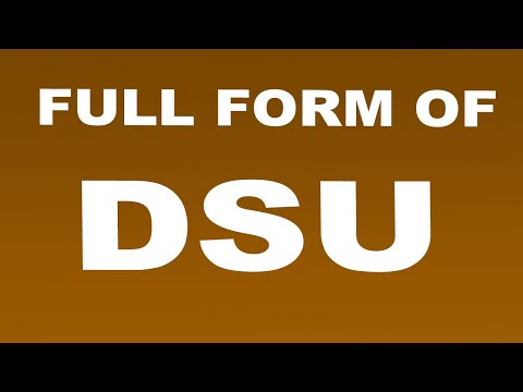 Full Form of DSU | What is DSU Full Form | DSU Abbreviation