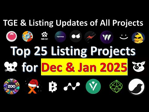 Top 25 Listing Projects for Dec & Jan 2025: Don't Miss Out!