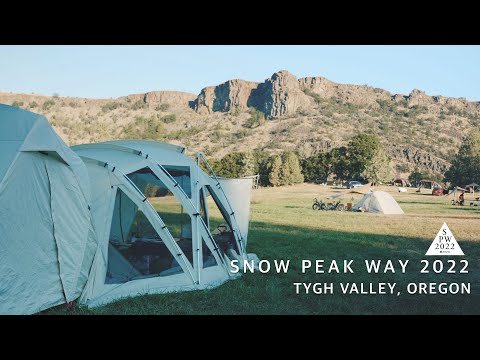 Snow Peak Way 2022 - First pitch of the Living Shell Long Pro | Cinematic Camping Video