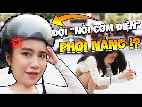 Đội "NỒI CƠM ĐIỆN" Phơi Nắng Trên Nhiều Chiếc Xe Máy, Gặp Nhiều Sự Cố ?? | Quỳnh Thi | Daily VLOG