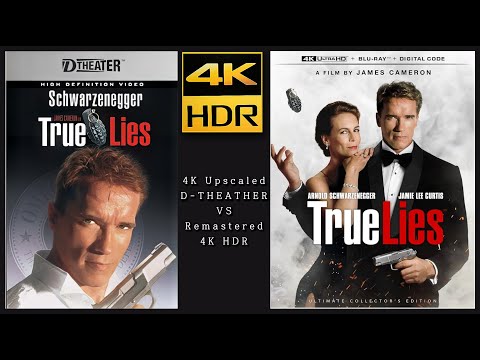 True Lies (1994) Upscaled D-Theater 4K VS Remastered 4K HDR  • Compare picture quality