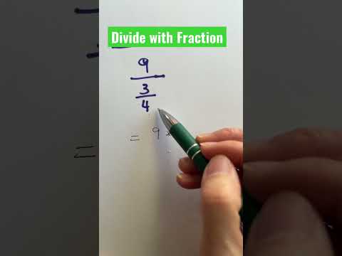 Solve this easy fraction problem. #shorts #maths #division #fractions #multiplication