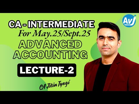 CA Inter | Advanced Accounting | New Syllabus | SEP 2025 | Lecture 2 | CA JITIN TYAGI