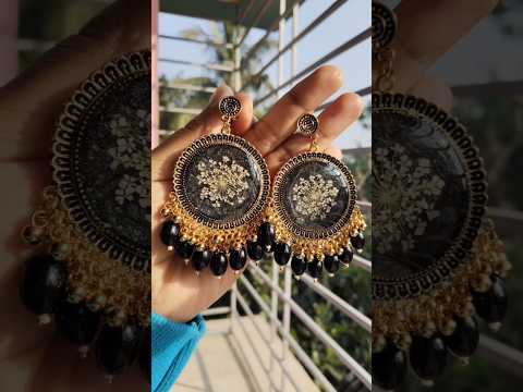 Resin Jhumko মাত্র 300 টাকা থেকে শুরু ♥️ #yoursuchana #viralvideos #resinjhumka #youtubeshort #craft