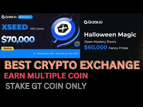 🤑EARN 70000$ XSEED AIRDROP ON GATE. IO || 60000$ HALLOWEEN MAGIC | MULTIPLE COIN EARNING| GT STAKE |