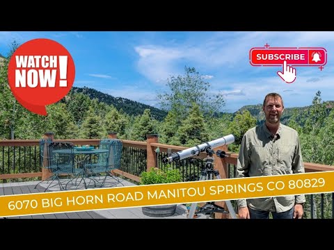 Tour Mountain Home For Sale at 6070 Big Horn Rd | Crystal Park | Manitou Springs CO 80829