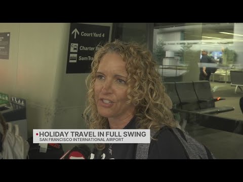 SFO holiday travel in full swing as Christmas nears