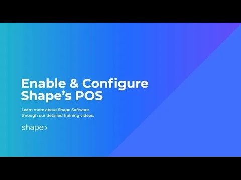 Enable & Configure Shape's Mortgage POS