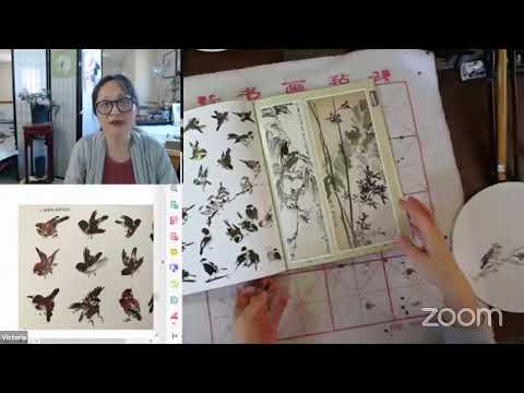 Practice Calligraphy with Victoria(4 Zoom Lessons) Sparrows