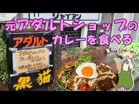 話題のジャイアンのカレーを食べに元アダルトショップに行きます！