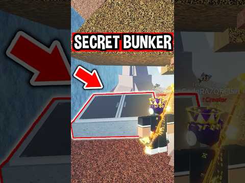 SECRET BUNKER in Roblox Fisch..