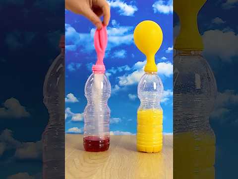 Baking Soda and Vinegar Balloon Experiment