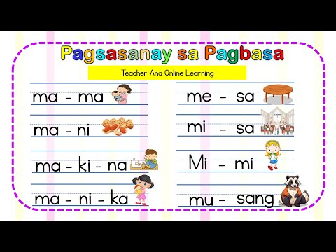 Filipino Reading Lesson ll MGA SALITANG NAGSISIMULA SA TITIK Mm ll Pagsasanay sa Pagbasa ll